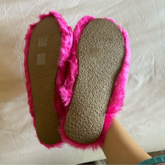 J.Crew Fuzzy Slippers - Picture 2 of 4